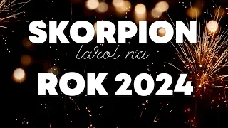 Skorpion, tarot roczny na 2024 rok!🔮 🎉 czytanie ogólne, na miłość (single i związki), prace, finanse