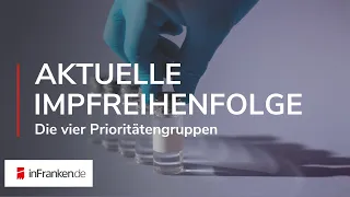 AKTUELLE IMPFREIHENFOLGE I  🔢  Die vier Prioritätengruppen