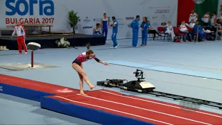 PARAKHINA Natalia (RUS) - 2017 Trampoline Worlds, Sofia (BUL) - Qualification Tumbling Routine 2