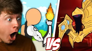Reacting to MOST VIEWED Stickman BATTLE on YouTube!