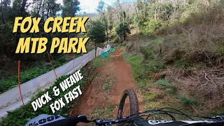 FOX Creek MTB Park - Duck & Weave onto Fox Fast POV | GreyZone