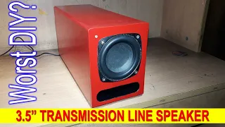 Transmission line Bluetooth speaker DIY