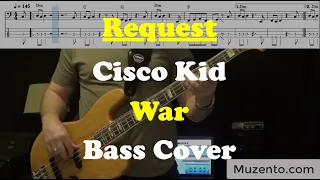 Cisco Kid - War - Bass Cover - Request