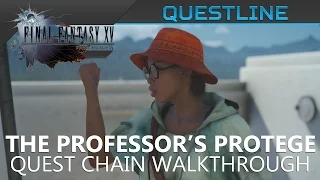 FFXV - The Professor's Protege quest red & yellow frogs, wyvern, griffin