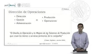 Introducción a la Dirección de Operaciones | 23/111 | UPV