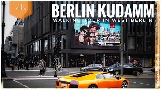 Berlin KuDamm, Germany 🇩🇪 - Downtown Walking Tour in City West on Weekend in Spring 2023 | 4K 50FPS