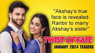 Twist Of Fate January 2024 Full Episode Teasers in English Video. || Zee World Series