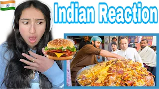 Indian Reaction on Street Food in Peshawar - GOLDEN PULAO Pakistani Street Food Tour!