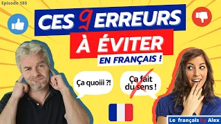 🚫9 ERREURS COURANTES en Français à éviter - Évitez de dire ça comme ça🙅‍♀️