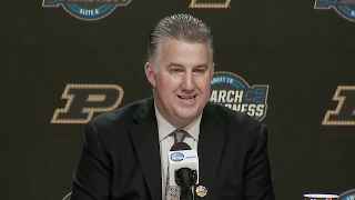 Press Conference:  Purdue vs. Tennessee Sweet 16 Postgame