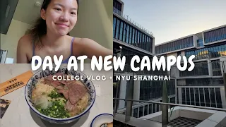 FIRST DAY AT NEW CAMPUS | day of my life + college vlog + NYU Shanghai