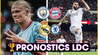 🏆MES PRONOSTICS MAN CITY vs BAYERN MUNICH - REAL MADRID vs CHELSEA