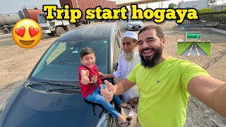 Family ke sath road trip start hogaya 😍🛣️🛻 Day 1