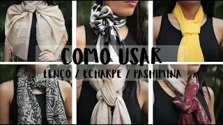 9 SIMPLE WAYS TO USE SCARF AND PASHMINA