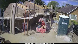 Time lapse video of house build - 9 months in 4 minutes