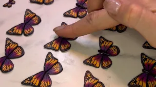 Clay Artist makes exceptional-looking Polymer Clay Monarch Butterfly earrings || WooGlobe