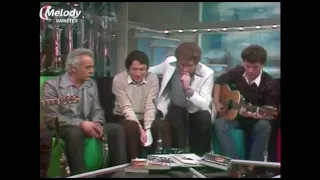 Georges Brassens et les p'tits jeunes de la chanson en décembre 1979