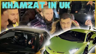 KHAMZAT CHIMAEV arrives in the UK - BORZ!! LAMBO x AUDI