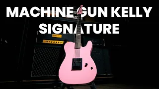 IT'S PINK! SCHECTER MACHINE GUN KELLY SIGNATURE ELECTRIC GUITAR DEMO