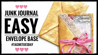 Junk Journal - Easy Envelope Base - Beginners