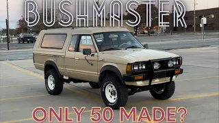 1984 Datsun/Nissan 720 DLX King Cab long bed 4x4 truck Bushmaster conversion by Matrix.Rad for Sale!