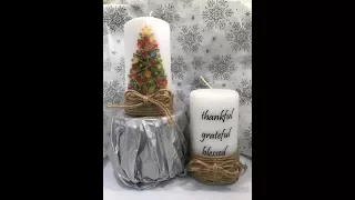 DIY Image on Candles - Quick and Easy Tutorial