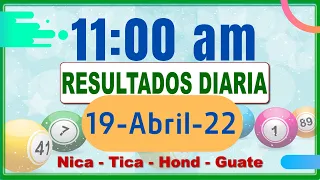 11 AM Sorteo Loto Diaria Nicaragua │ 19 Abril de 2022