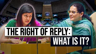 India and Pakistan trade accusations: What is the right of reply?