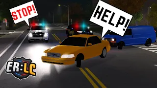 CREEPY VAN DRIVER STALKS TAXI! Emergency Response Liberty County (ROBLOX)