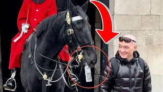 Hilarious Horse Prank in the Royal Guards' Territory: A Bottle of Water Goes Missing!"