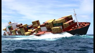 Top 10 Biggest Waves In Huge Storm! Container Ships Crash & Collision