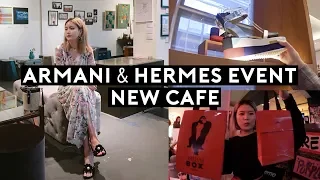 Giorgio Armani & Hermès Event 😍 One of Our Favorite Cafes in Korea | DTV #105