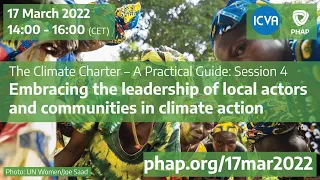 Embracing the leadership of local actors and communities in climate action