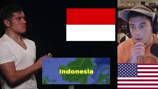 American Reacts to Geography Now! Indonesia