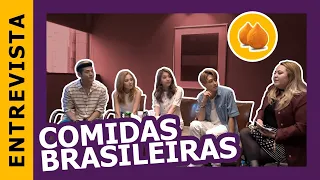 [ENG] KPOP IDOLS reagem a COMIDA BRASILEIRA ft. KARD | KARD try brazilian food + SPICY CHALLENGE