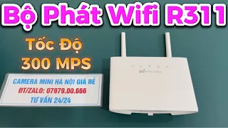 Bộ Phát Wifi Gắn Sim 4G R311 Tốc Độ Cao 300Mbps - Phát Sóng Cho 15 Thiết Bị Dùng Cùng Lúc- Giá 950K