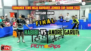 HABIBI (Bhinneka) vs ANDRE GARUT (Victory) 🏓🏓 Final Kategori Umum - Kapolres Jember Cup Tahun 2022