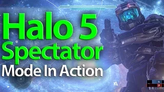Halo 5 Spectator Mode In Action | 60FPS Breakdown of the Halo 5 Spectator Mode