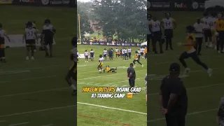 This #Steelers WR made an INSANE catch at training camp! 🤯 #nfl