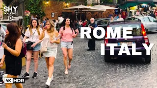 Trastevere- Rome Italy 2023 🇮🇹- 4K HDR Walking Tour 60fps