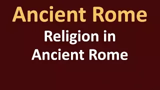 Religion in Ancient Rome