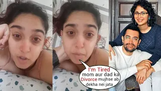 Aamir Khan's Daughter Ira Khan first Live after Aamir Khan's Divorce after 15Years of Marriage_video