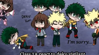 Class 1A react to deku vigilant||MHA/BNHA||SPOILERS||CLASS 1A