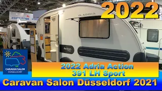 2022 Adria Action 391 LH Sport  Interior Exterior Walkaround Caravan Salon Düsseldorf 2021