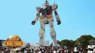 60 FT GUNDAM ROBOT IN REAL LIFE - real or fake?