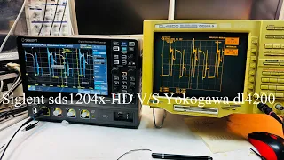 Сравниваем Siglent sds1204x-HD V/S Yokogawa dl4200