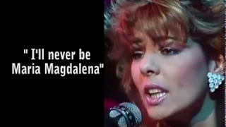I'll never be Maria Magdalena / Sandra. Lyrics Español-Inglés