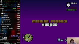 One of the most unluckiest moments in speedrunning GTA San Andreas