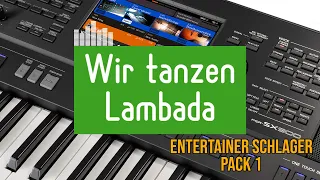 Latin Schlager  | Wir tanzen Lambada - Andrea Jürgens | Keyboard Cover on Yamaha Genos