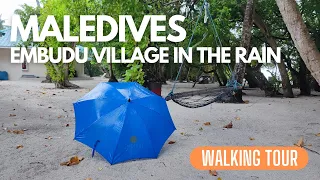 Maledives | Embudu Village in the rain